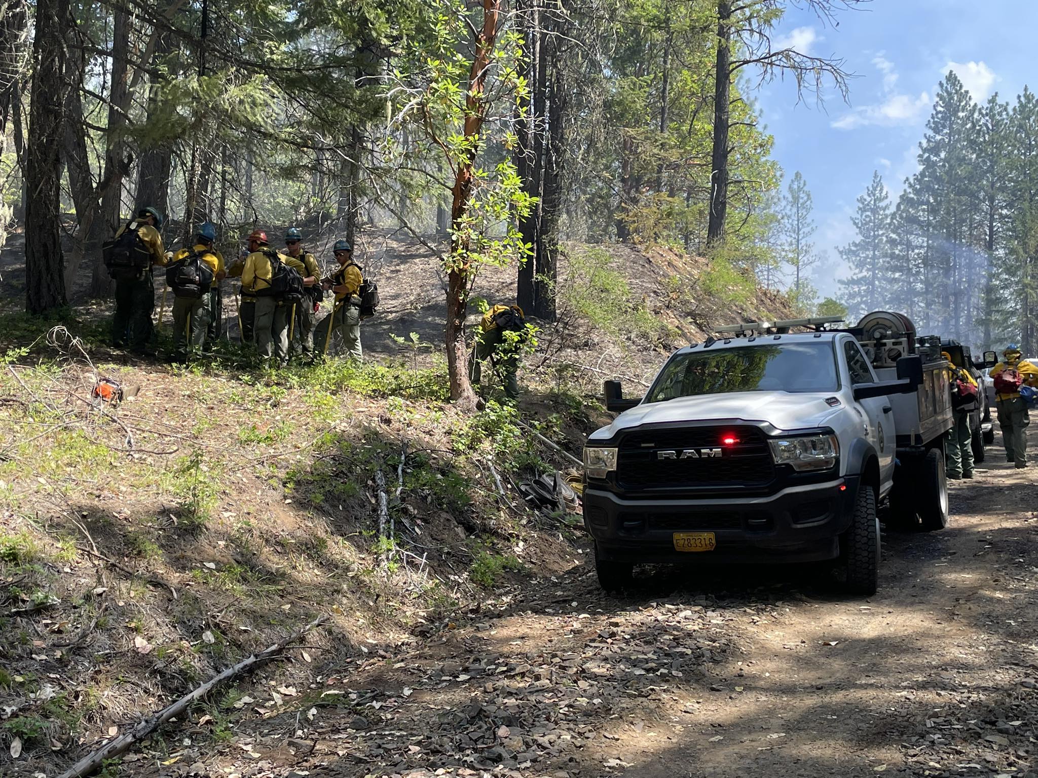 The East Trail Creek Road Fire