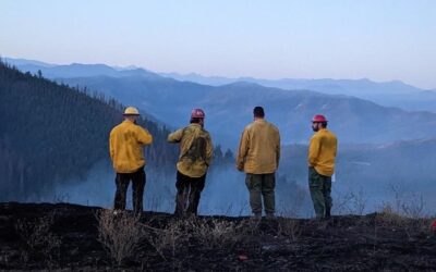 Anderson Butte Fire 100% Lined Overnight, Mop-up Work Begins