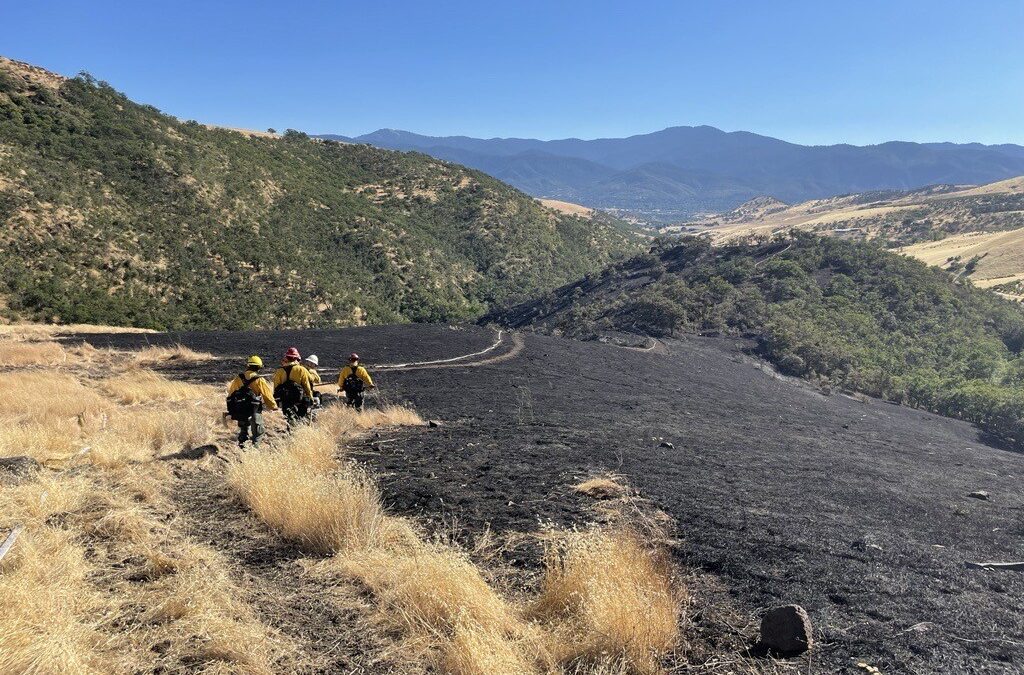 Dead Indian Memorial Road Fire 50% Mopped Up