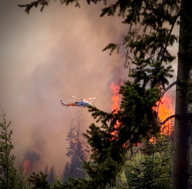 East Evans Creek Fire Helo 071426