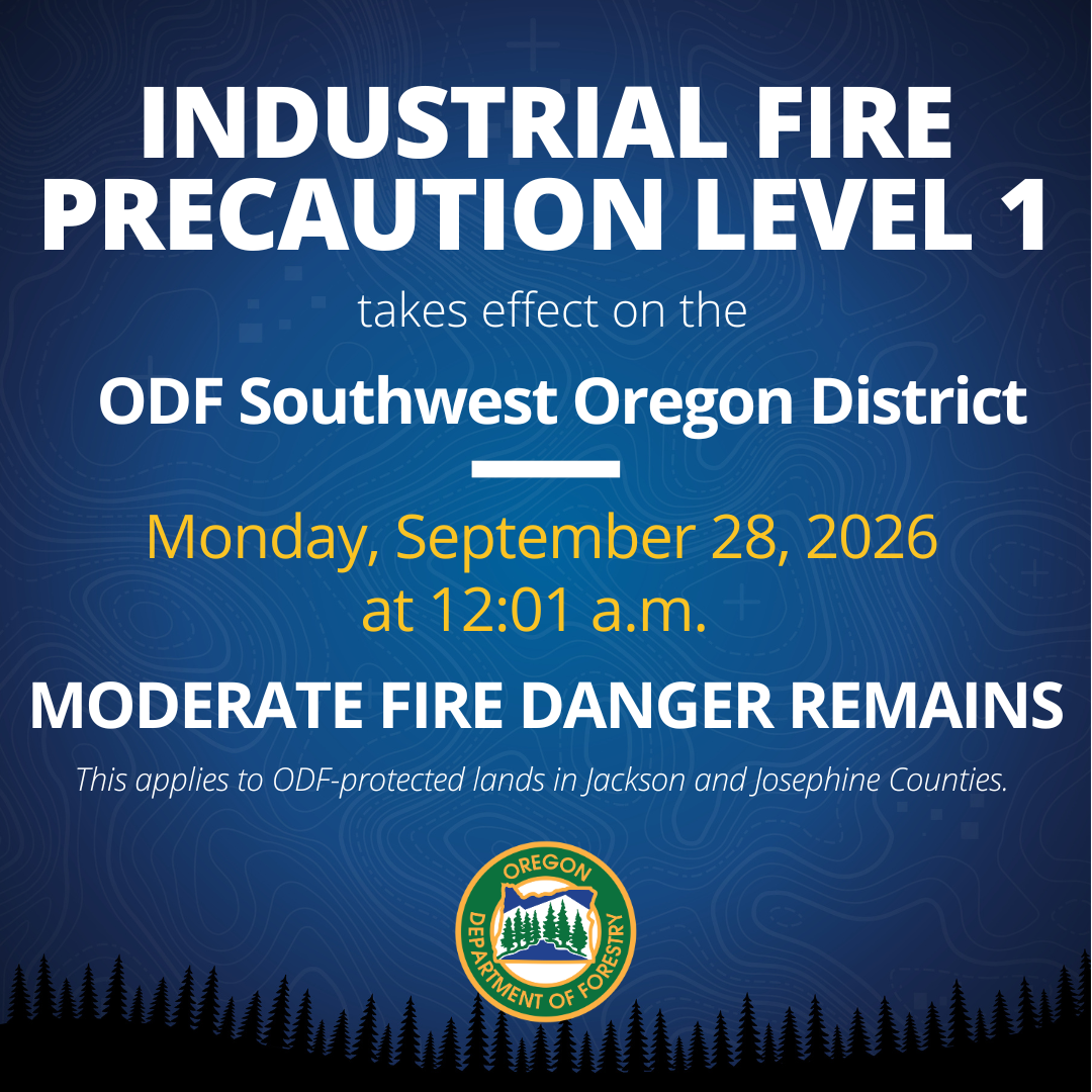 IFPL 1 Moderate Fire Danger