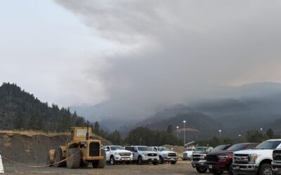 Firefighters line 70% of Fielder Mountain Fire overnight; ODF Incident Management Team 1 mobilizing