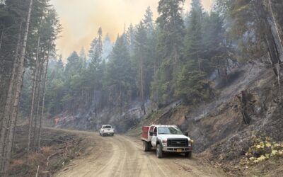 Aggressive suppression efforts bring West Fork Evans Creek Fire to 80% lined, 15% contained