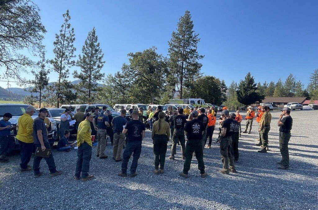 Firefighters Push Line and Mop Up Percentages Forward on Jackson County Wildfires