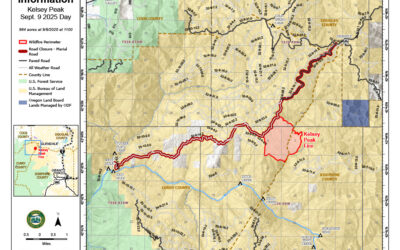 Evacuations decreased near Kelsey Peak Fire, firefighters take advantage of cool, rainy conditions