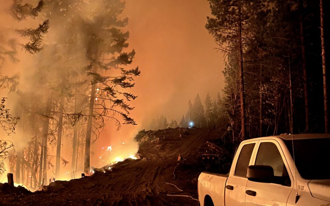 Firefighters Prepare for Critical Weather on East Evans Creek Fire