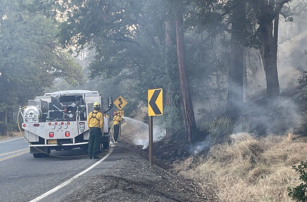 Upper Applegate Fire Lines Hold Overnight, Size Remains the Same