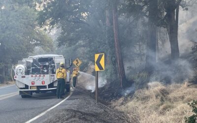 Upper Applegate Fire Lines Hold Overnight, Size Remains the Same