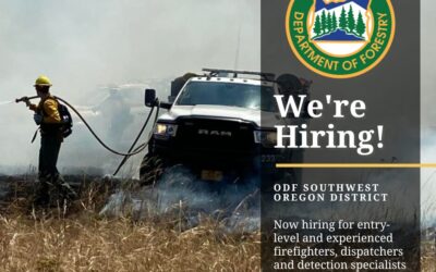 ODF Southwest Oregon District Now Hiring for Fire Season 2025