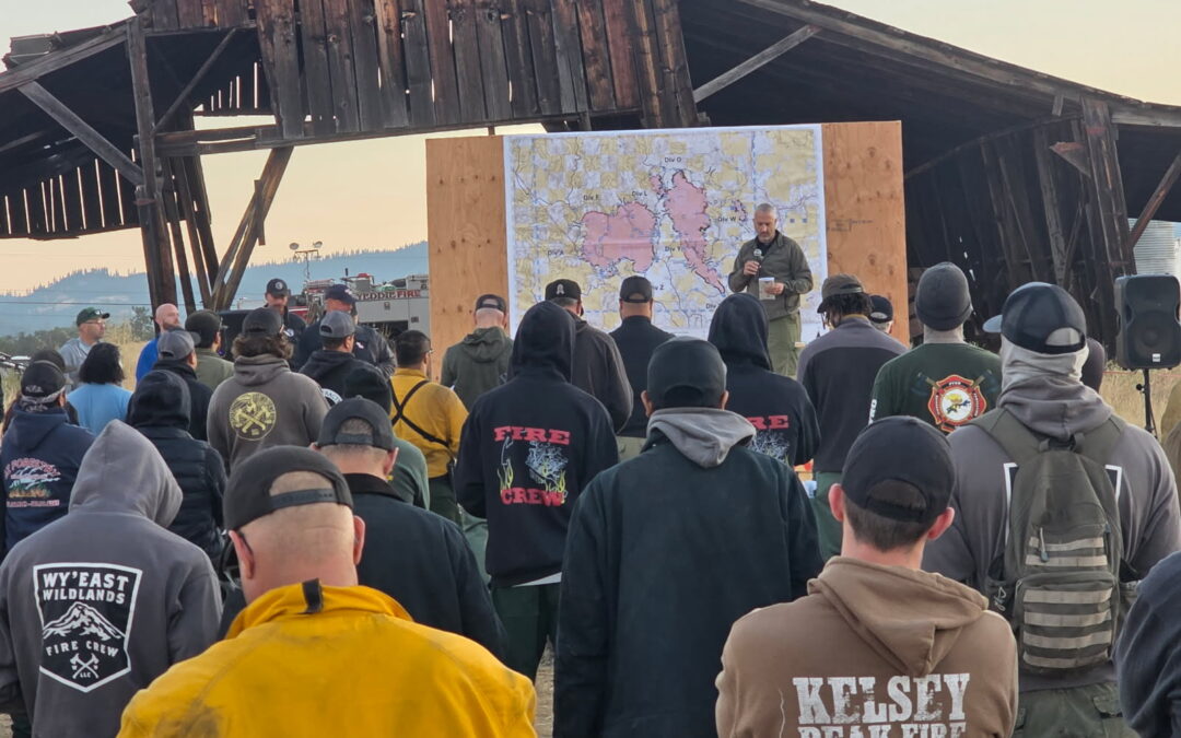 Firefighters continue systematic search for remaining hotspots on East Evans Creek Fire