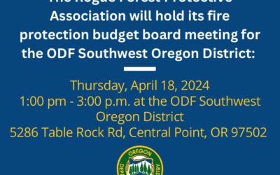 Rogue Forest Protective Association to Meet April 18